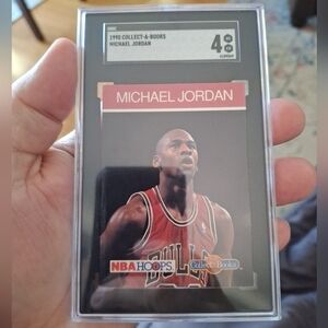Michael Jordan NBA Hoops Collect-A-Books Card